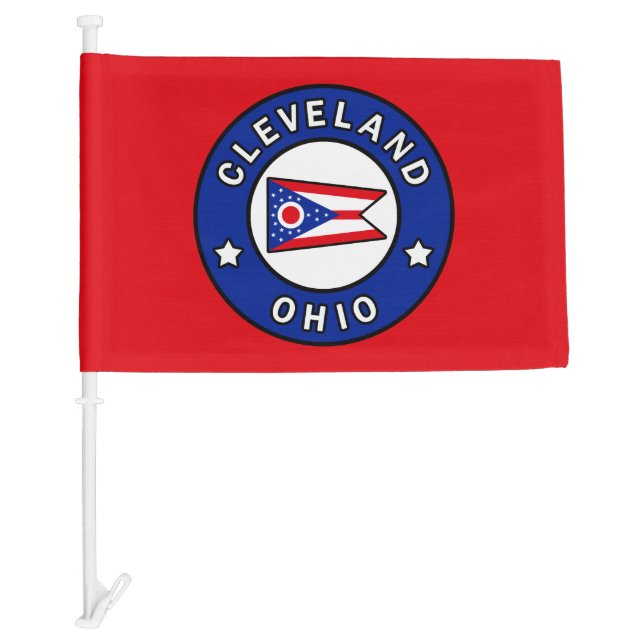 Cleveland Ohio Car Flag (Front)