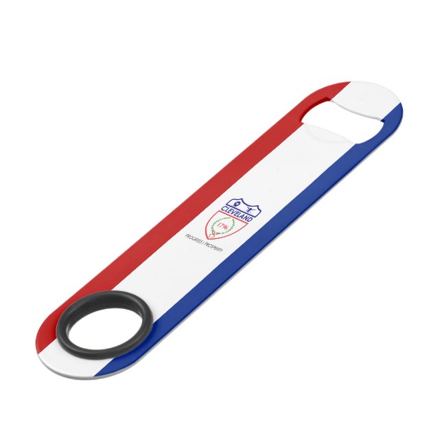 Cleveland (Ohio) City flag  Bar Key (Front Angled)