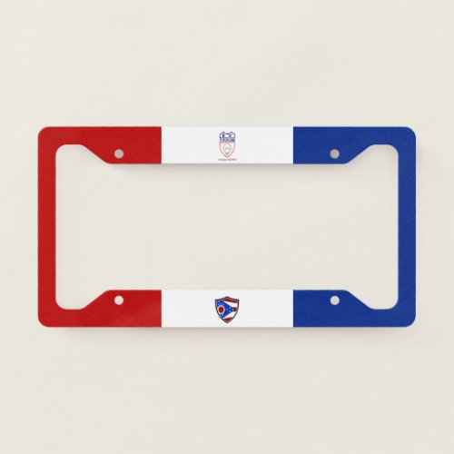 Cleveland Ohio city flag  License Plate Frame