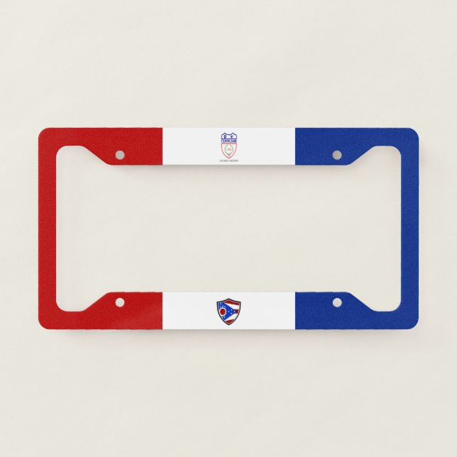 Cleveland (Ohio) city flag  License Plate Frame (Front)