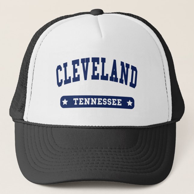 Cleveland Ohio College Style tee shirts Trucker Hat (Front)
