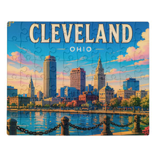 🌆 Cleveland Ohio Downtown Visit Jigsaw Puzzle