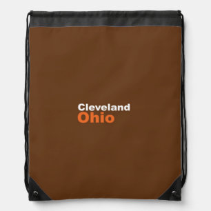 Cleveland, Ohio Drawstring Backpack