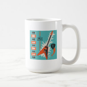 Cleveland Ohio Electric Guitar Coffee Mug
