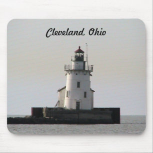 Cleveland Ohio Harbor Lighthouse Mouse Pad