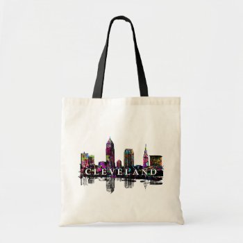 Cleveland  Ohio In Graffiti Tote Bag by stickywicket at Zazzle