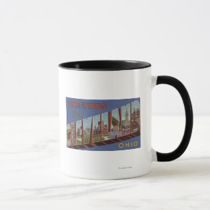 Cleveland, Ohio - Large Letter Scenes 3 Mug