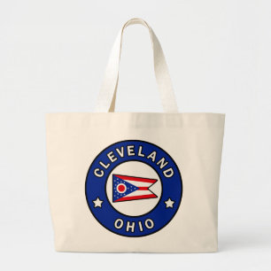 Cleveland Ohio Large Tote Bag