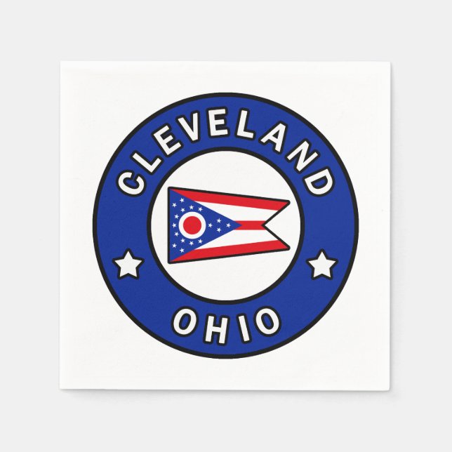 Cleveland Ohio Napkins (Front)