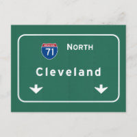 Cleveland Ohio oh Interstate Highway Freeway :