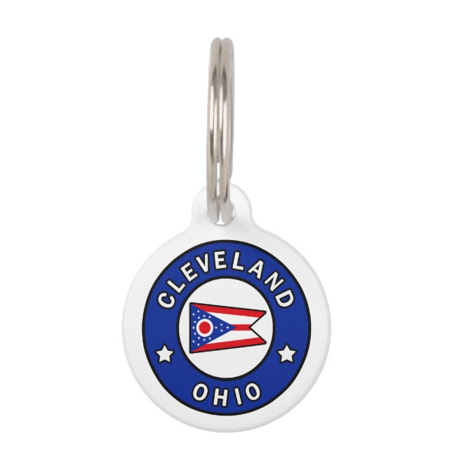 Cleveland Ohio Pet ID Tag (Front)