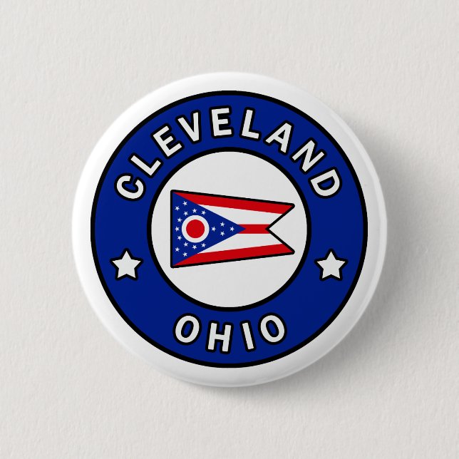 Cleveland Ohio Pinback Button (Front)