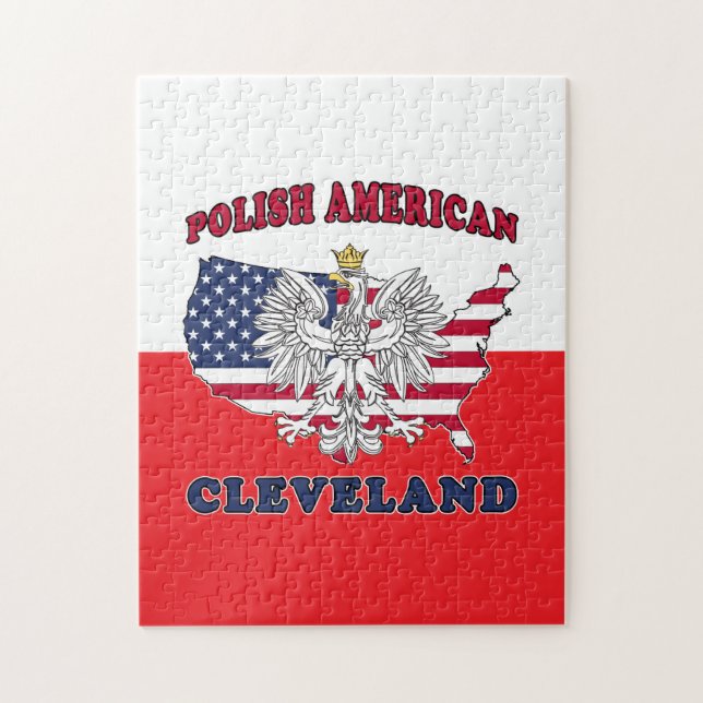Cleveland Ohio Polish Eagle Jigsaw Puzzle (Vertical)