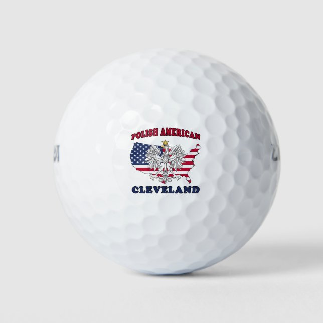 Cleveland Ohio Polish Golf Balls (Front)