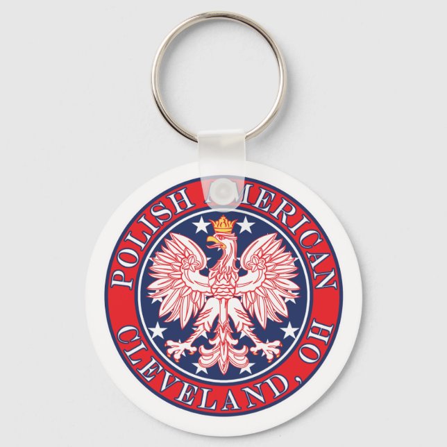 Cleveland Ohio Polish Keychain (Front)