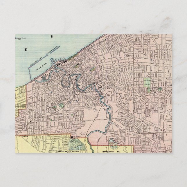 Cleveland, Ohio Postcard (Front)