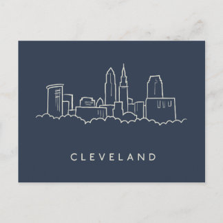 Cleveland Ohio Skyline Postcard