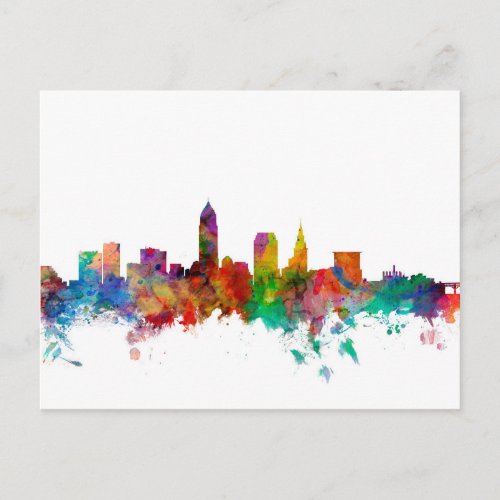 Cleveland Ohio Skyline Postcard
