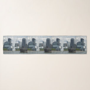 CLEVELAND OHIO SKYLINE SCARF