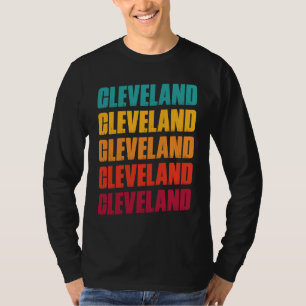 Cleveland Ohio Souvenir  Retro Vintage Cleveland T-Shirt