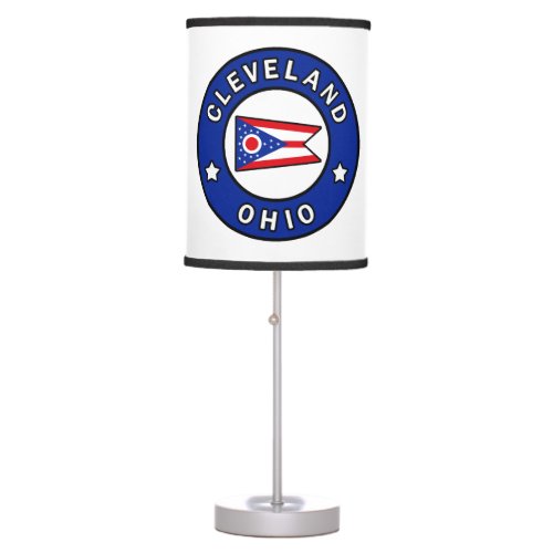 Cleveland Ohio Table Lamp