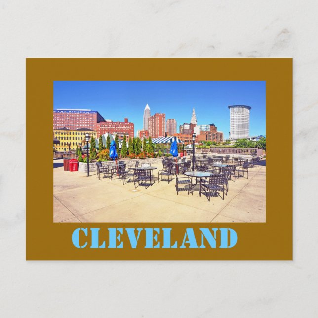 Cleveland, Ohio, U.S.A. Postcard (Front)
