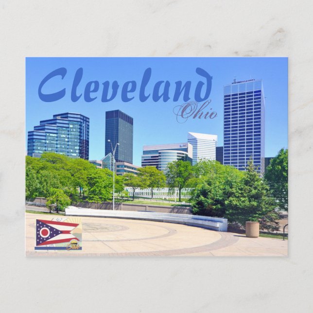 Cleveland, Ohio, U.S.A. Postcard (Front)