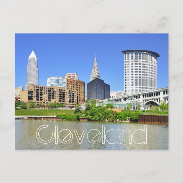 Cleveland, Ohio, U.S.A. Postcard (Front)