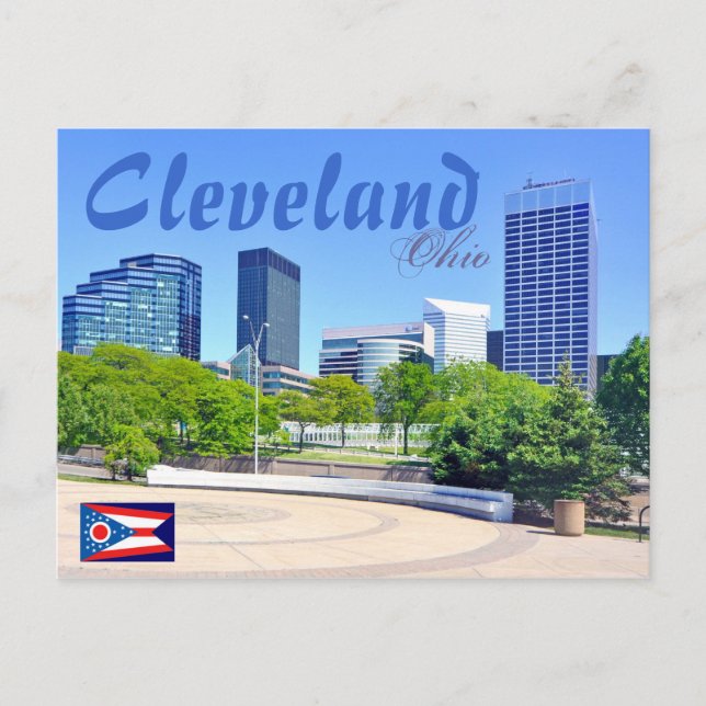 Cleveland, Ohio, U.S.A. Postcard (Front)