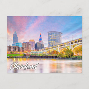 Cleveland, Ohio, USA Holiday Postcard
