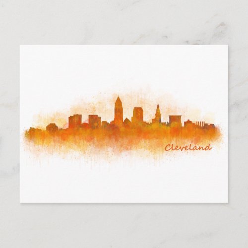 cleveland Ohio USA Skyline city v03 Postcard