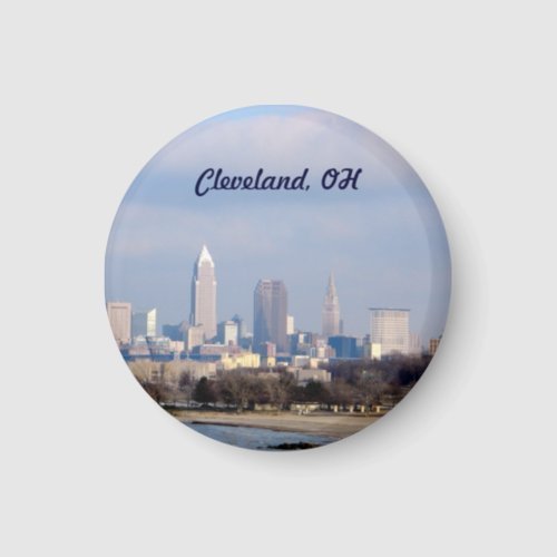 Cleveland Ohio View EdgewaterMagnet Magnet