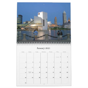 Cleveland Ohio Yearly Calendar