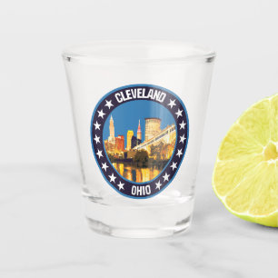 Cleveland shot glass
