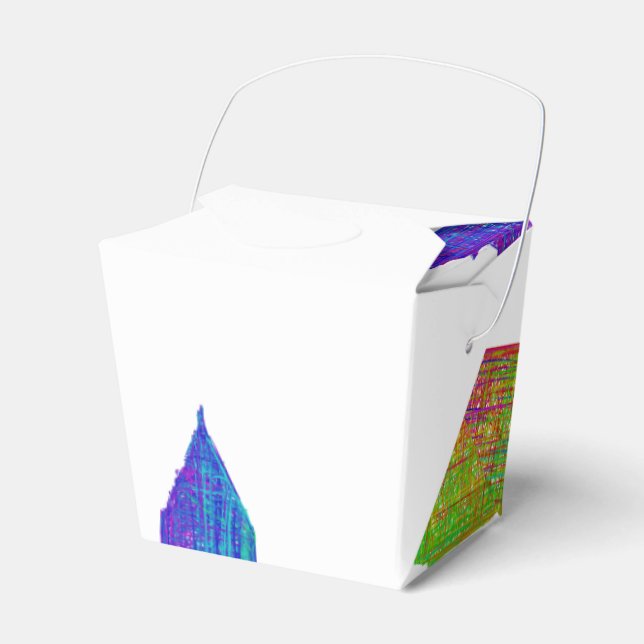 Cleveland skyline favor boxes (Front Side)