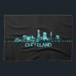 Cleveland Skyline Kitchen Towel<br><div class="desc">Cleveland Skyline</div>