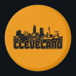 Cleveland Skyline Magnet<br><div class="desc">Cleveland Skyline</div>