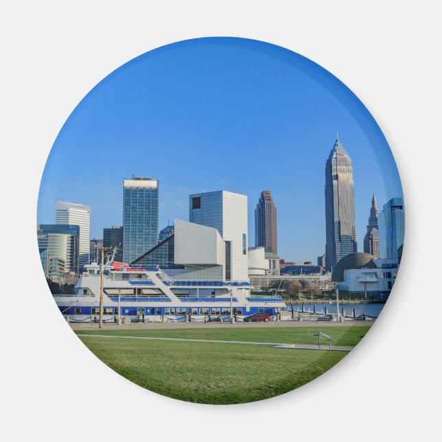 Cleveland Skyline Magnet (Front)