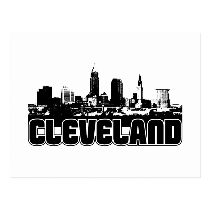 Cleveland Skyline Post Card