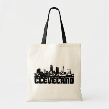 Cleveland Skyline Tote Bag by TurnRight at Zazzle