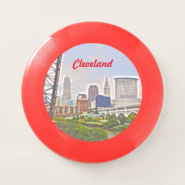 Cleveland Skyline Wham-O Frisbee (Front)