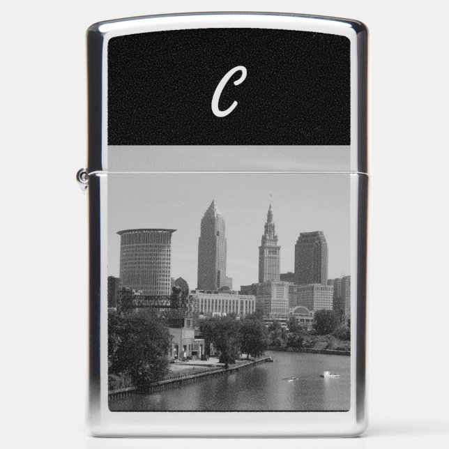 Cleveland Skyline  Zippo Lighter (Front)