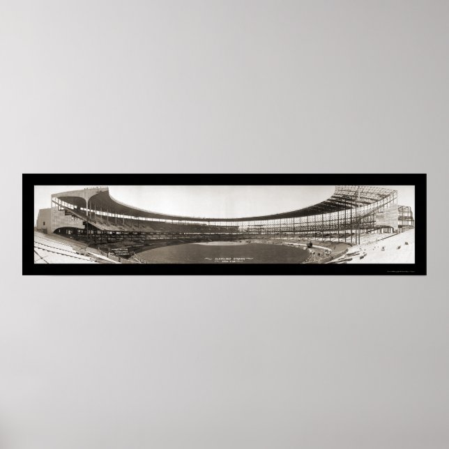 Cleveland Stadium Photo 1931 Poster (Front)