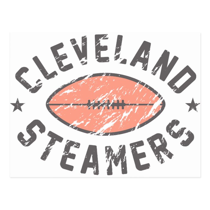 Cleveland Steamers Fantasy Football Postcards