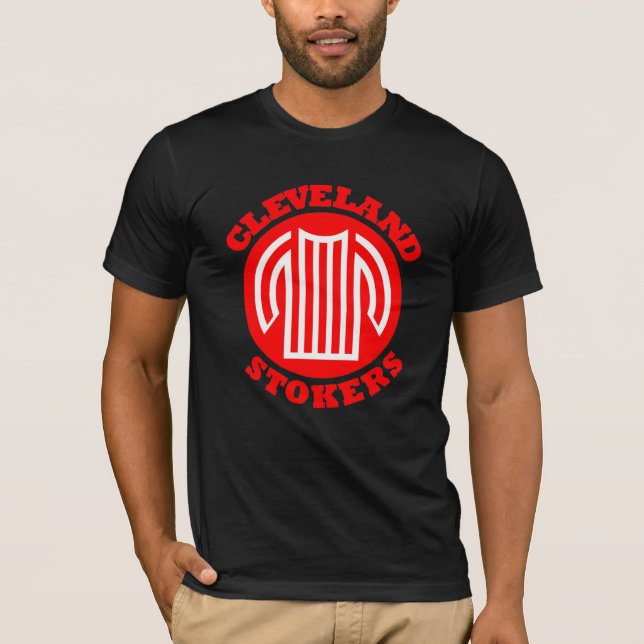 Cleveland Stokers (black) T-Shirt (Front)