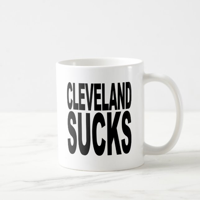 Cleveland Sucks Coffee Mug (Right)