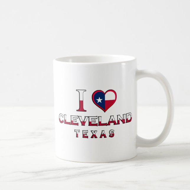 Cleveland, Texas Coffee Mug (Right)