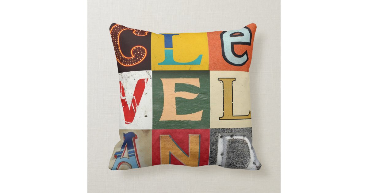 CLEVELAND! THROW PILLOW Zazzle