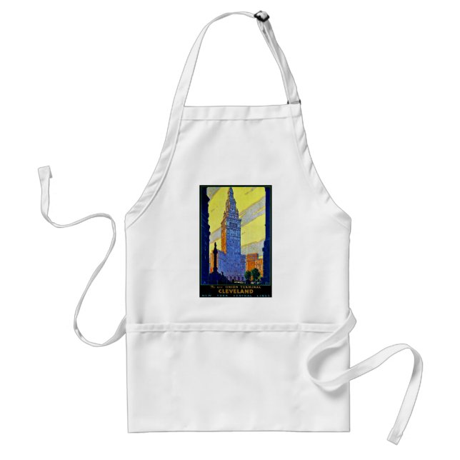 Cleveland ~ Union Terminal Adult Apron (Front)
