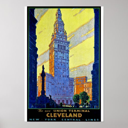 Cleveland Union Terminal Poster